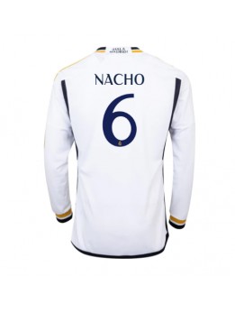Billige Real Madrid Nacho #6 Hjemmedrakt 2023-24 Langermet
